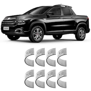Bronzina Casquilho Biela STD Fiat Toro 1.8 16v 2016 a 2018 Metal Leve