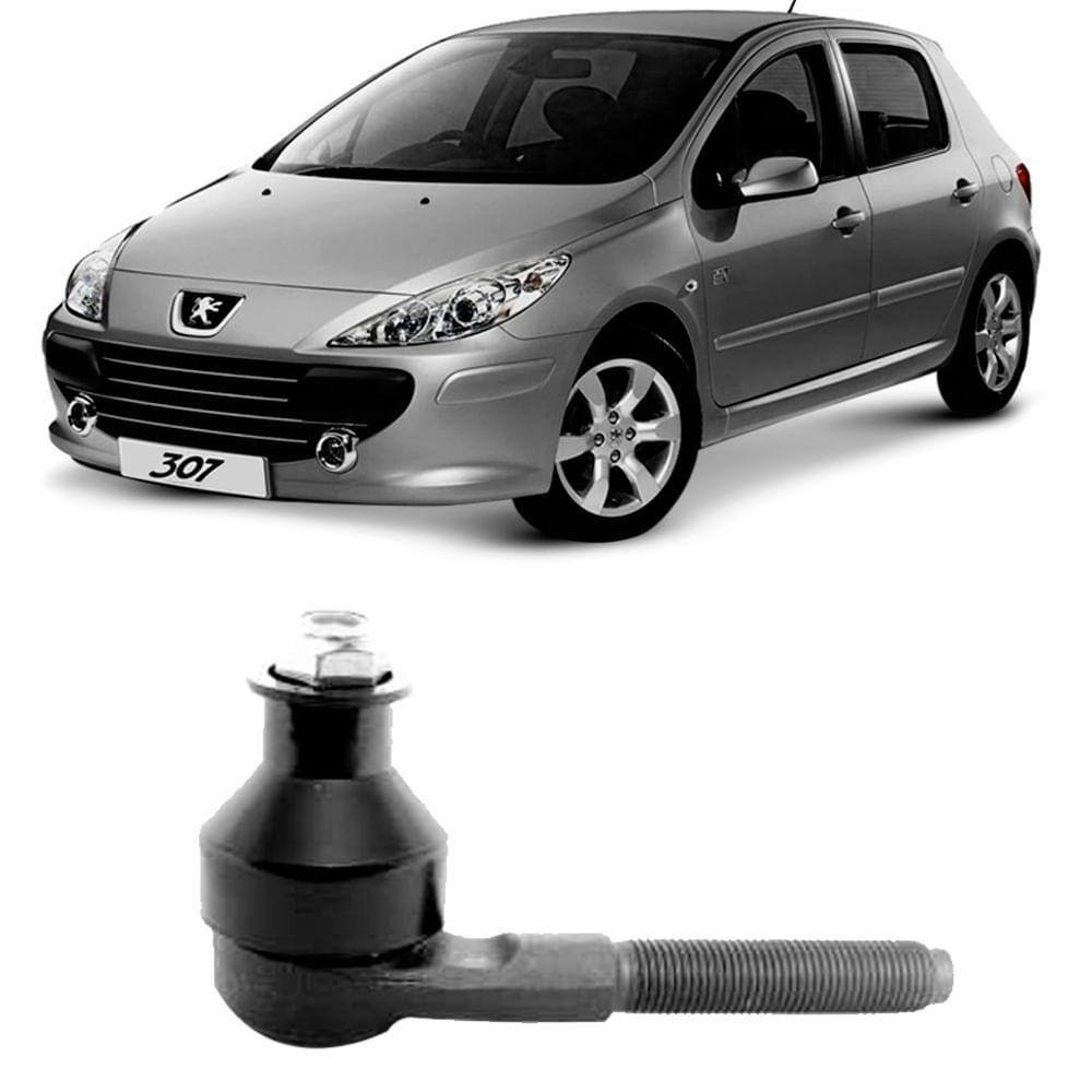 Terminal Direção Peugeot 307 2001 A 2011 Dianteiro Motorista