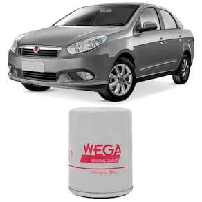 Filtro Óleo Fiat Grand Siena 1.4 2012 A 2018 Wega