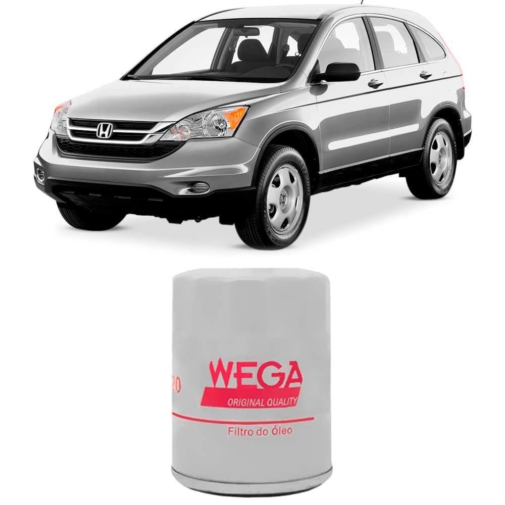 Filtro Óleo Honda Crv 2.0 2008 A 2015 Wega
