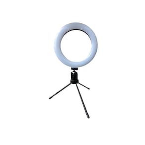 Iluminador De Led Com Tripe Ring Light Usb 16Cm 3500K 5500K