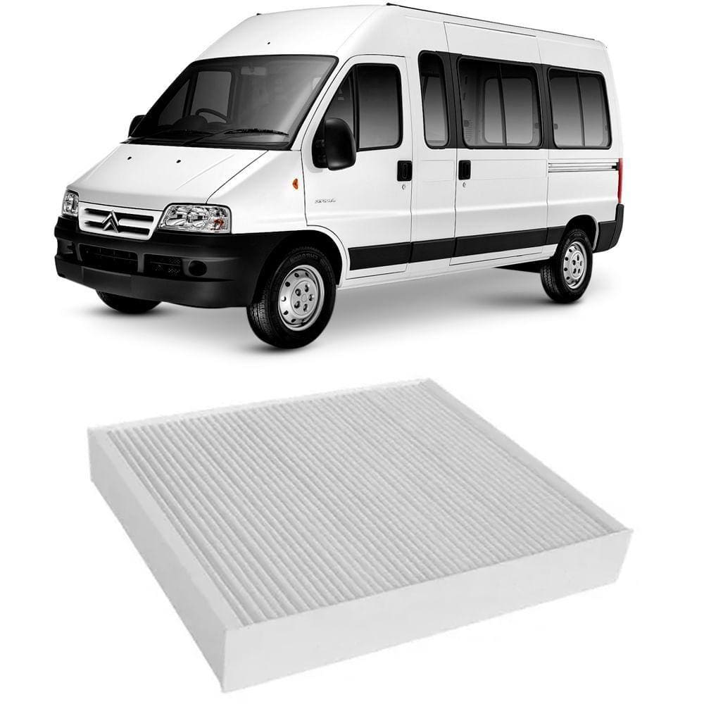 Filtro Cabine Ar Condicionado Citroen Jumper 2.3 2.8 2001 A 2017 Metal Leve