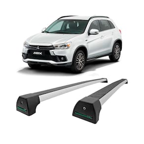 Rack de Teto Long Life Alumínio Mitsubishi Asx 2010 até 2021 com Longarina, com ou sem teto solar - 2 e 4 Portas