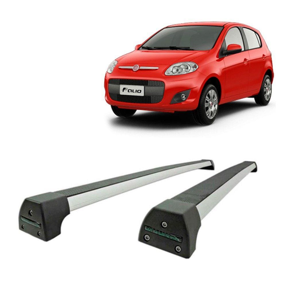 Rack De Teto Long Life Sport Alumínio Novo Palio 2012 até 2018 - 4 Portas.