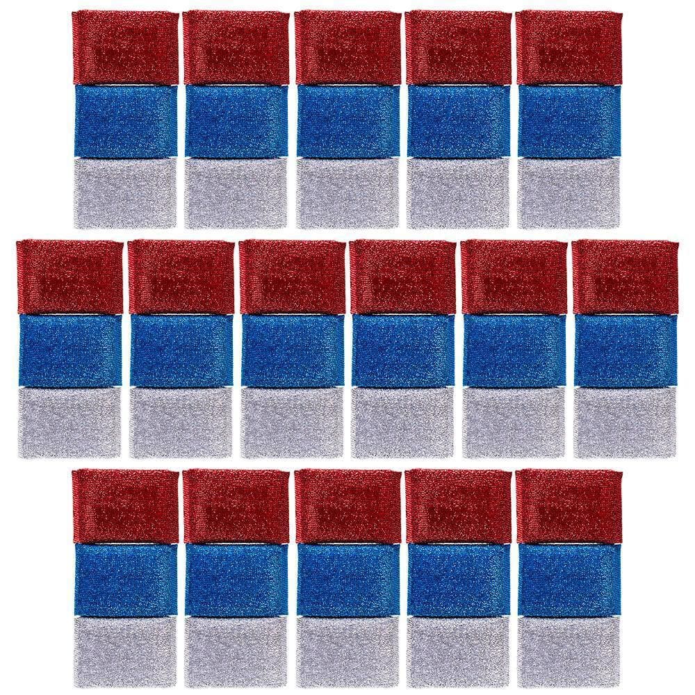 Kit Esponja Multiuso de Limpeza em Poliester 48 peças - Powermaid