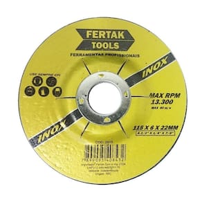 Disco De Corte Desbaste Inox 7? X 1-4? X 7-8" - Fertak