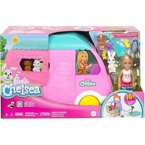 Barbie Chelsea Trailler De Acampamento 2 Em 1 Mattel Hnh90