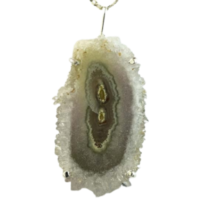 Colar Flor de Ametista Pedra Natural Garra Dourado
