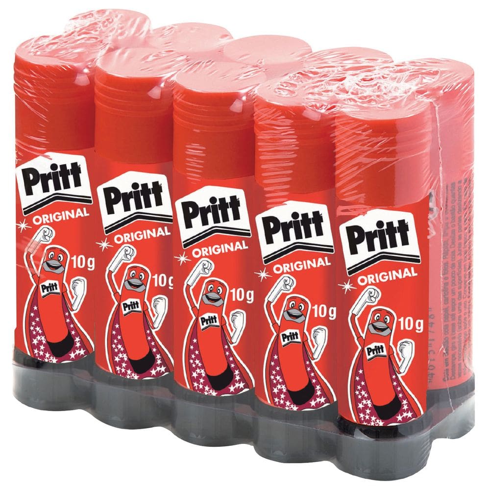 Pacote com 10 Cola em bastão Pritt 10 Gramas - Henkel