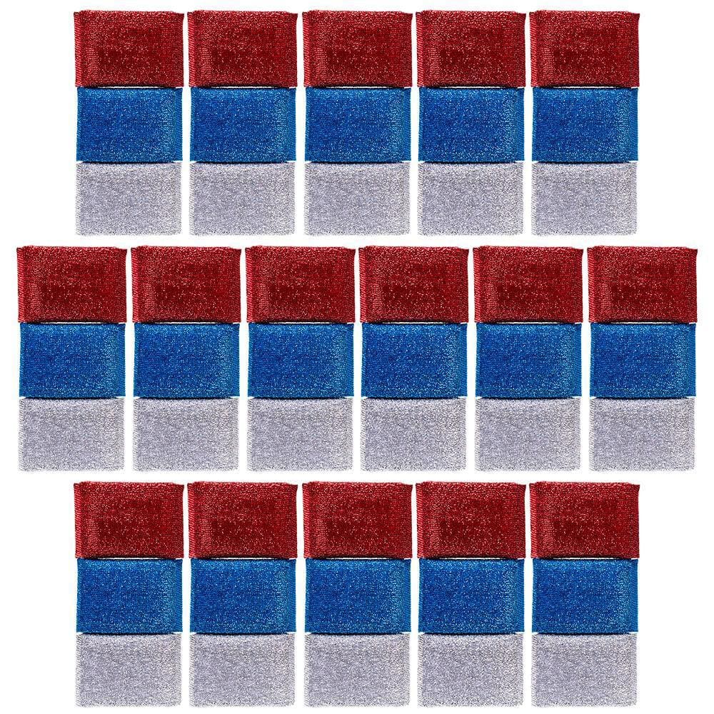Kit Esponja Multiuso de Limpeza em Poliéster 48 peças - Powermaid