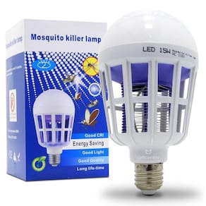 Lâmpada Led Bulbo Repelente Mata Mosquito Inseto 15W Bivolt