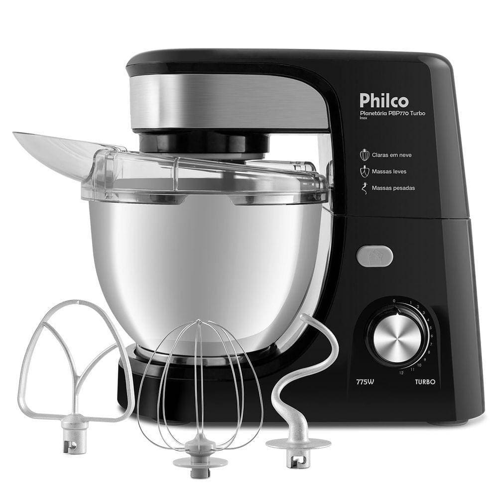 Batedeira Planetária Philco Pbp770pi Turbo Inox 775w 220v