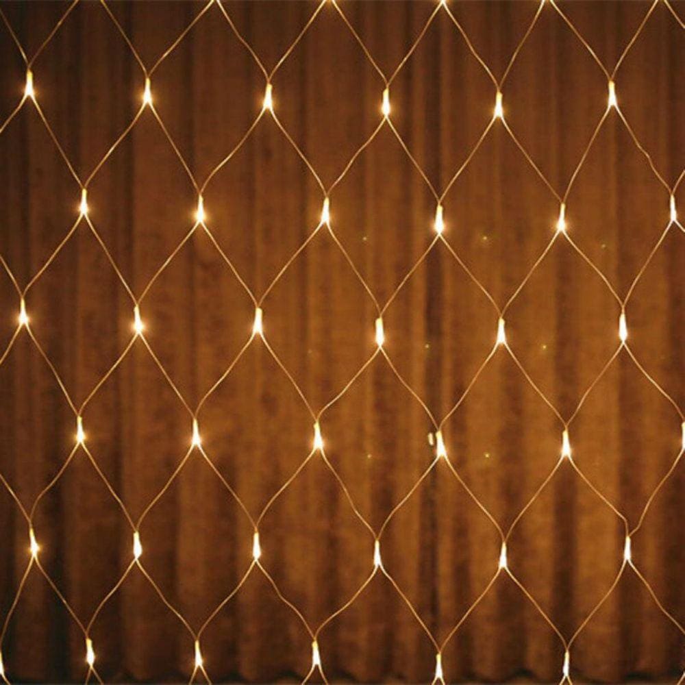 Pisca de Led Rede 160L 4x0,5m 8 Modos Natal Azul