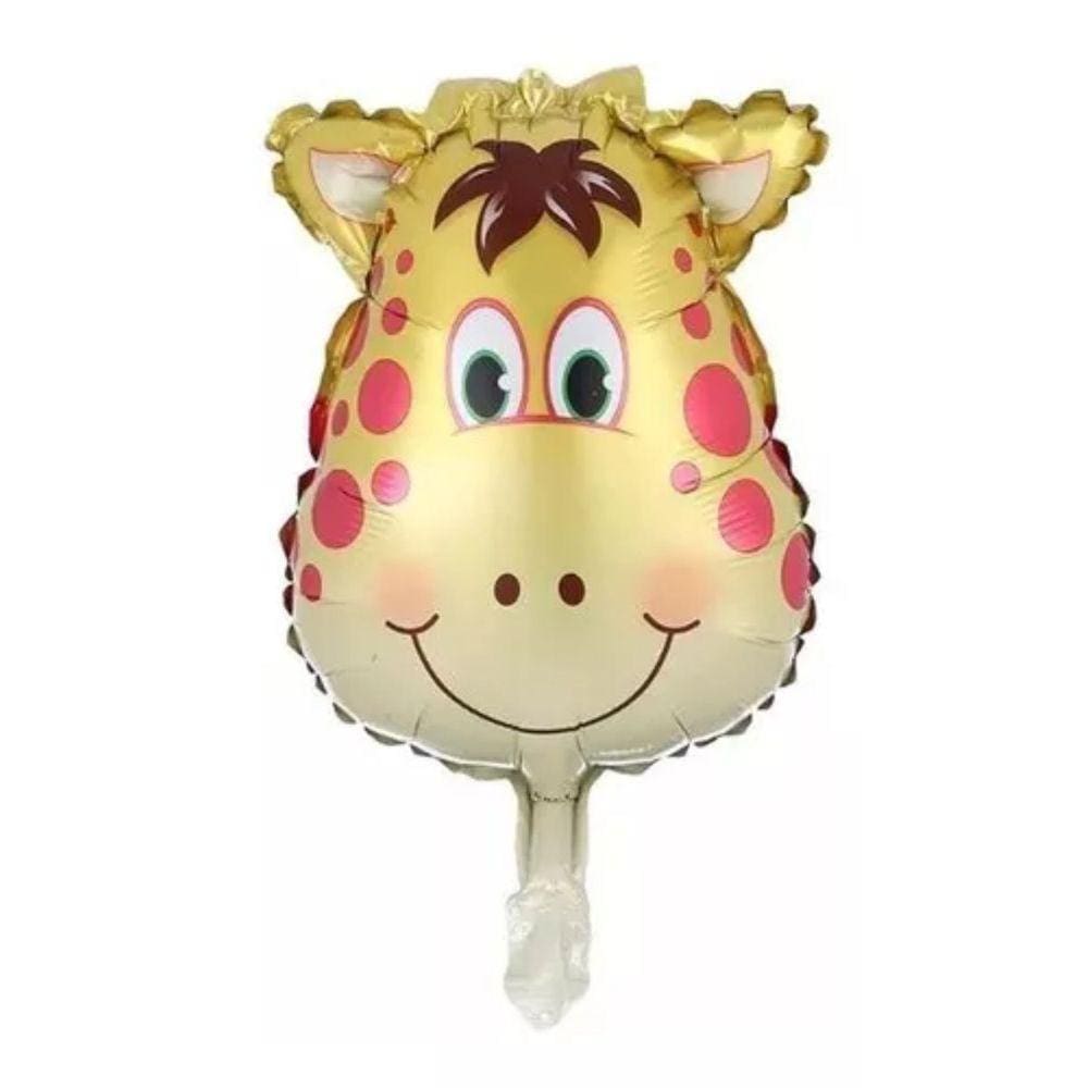 Balão Cabeça de Girafa Metalizada