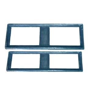 Suporte Para Ralo Linear Para área Externa Piscina Grelha De Alumínio. 10x50x1 Cm
