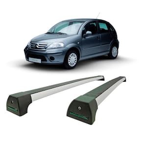Rack De Teto Long Life em Alumínio p/ Citroen C3 2001 Até 2012