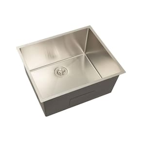 Tanque de Aço Inox 304 Pacajás 64x54 cm Pingoo.casa - Prata