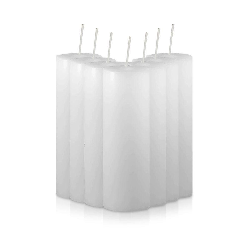 Kit 7 Velas Votivas 7 Dias Branca 250g 100% Parafina