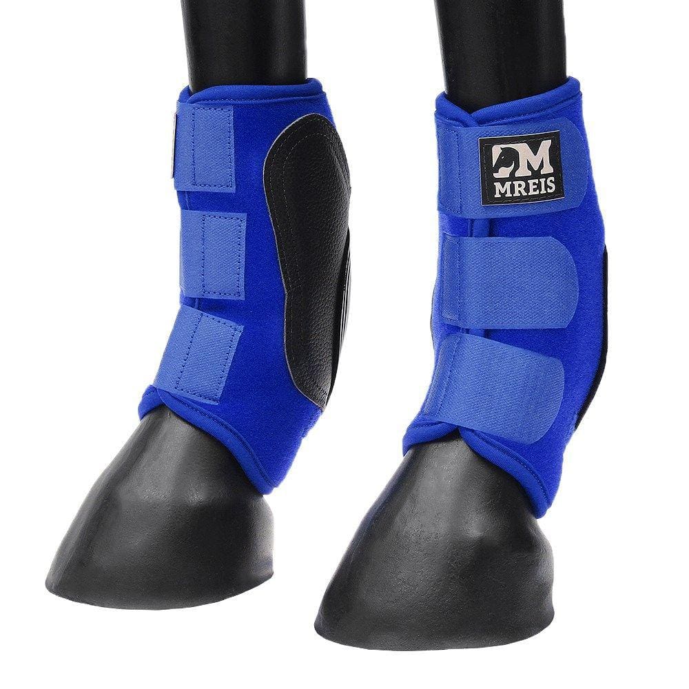 Skid Boot Médio para Cavalo em Neoprene Azul Mreis 31642