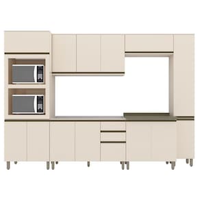 Cozinha Completa Connect 6 Peças com Paneleiro - Móveis Henn