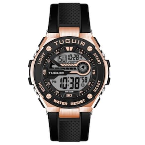 Relógio Masculino Tuguir Digital TG293 Preto e Rosê