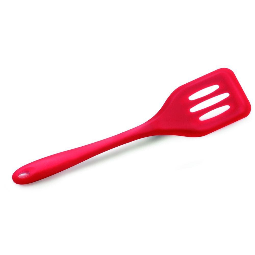 Espátula Vazada De Silicone Vermelho Resistente - Mimo Style