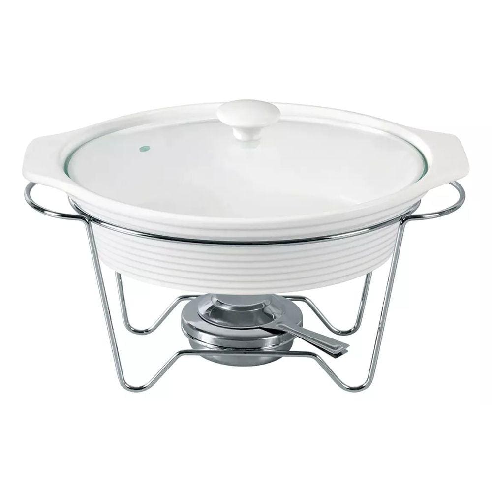 Rechaud Redondo Em Porcelana Com Queimador 2,3l Dynasty