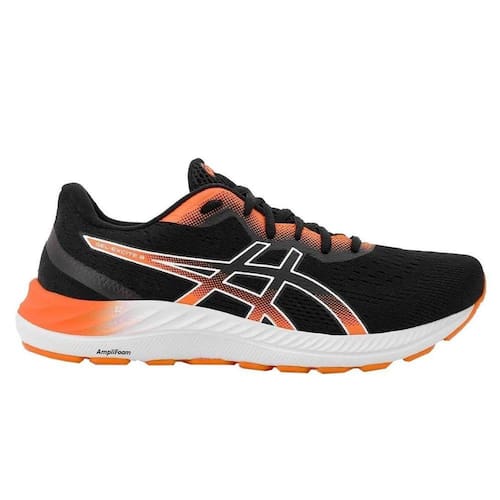 Tênis Asics Gel-Excite Masculino Preto e Laranja Casas Bahia