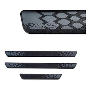 Kit Soleira De Porta Universal Adesivo Protetor Preto Keko