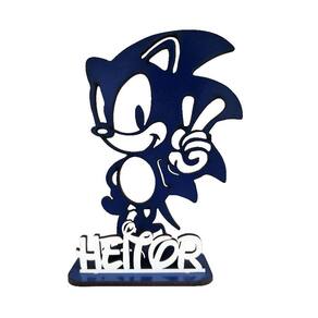 25 Centros de Mesa Sonic 20cm Personalizado Aniversário