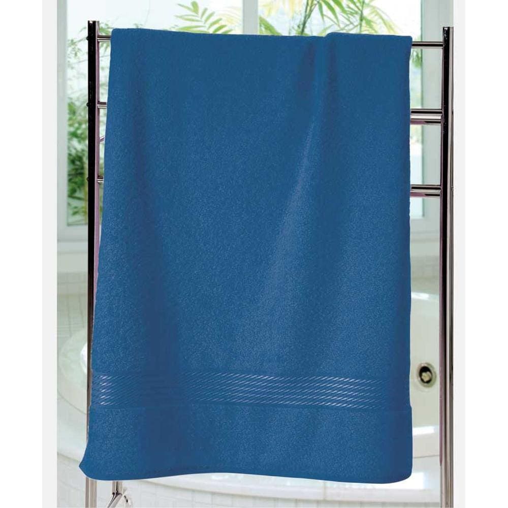 Toalha de Rosto Felpudo Prisma Liso Azul AF-1290 - Dohler