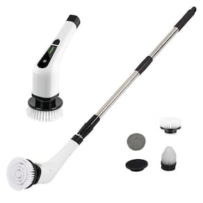 Escova de Limpeza Eletrica Sem Fio 25W Bateria Recarregavel Potente Giratorio Esfregao Limpeza Sujeira Faxina Casa Automovel Polimento