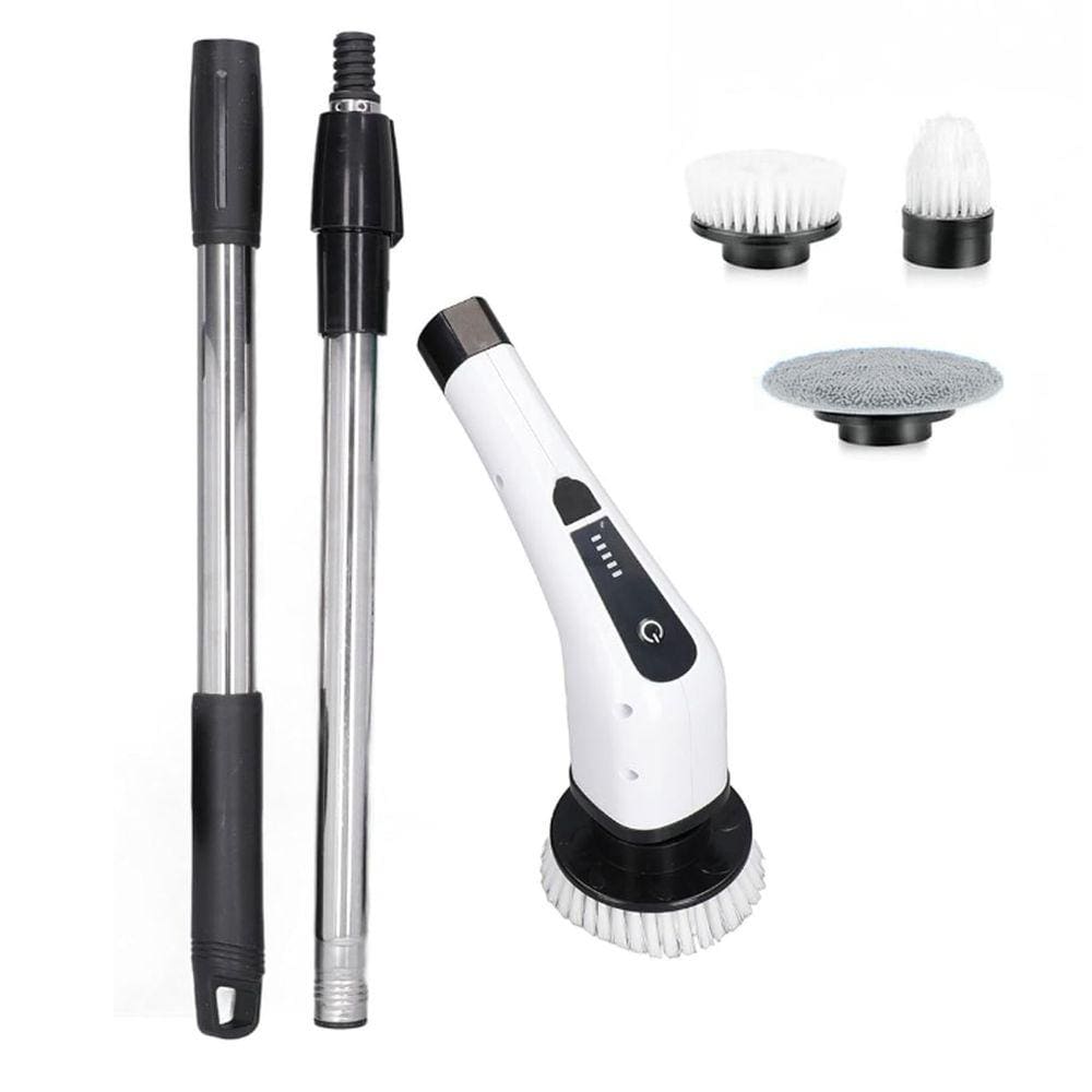 Escova de Limpeza Eletrica 25W Bateria Recarregavel Sem Fio Esfregao Limpeza Potente Giratorio Multiuso Polimento