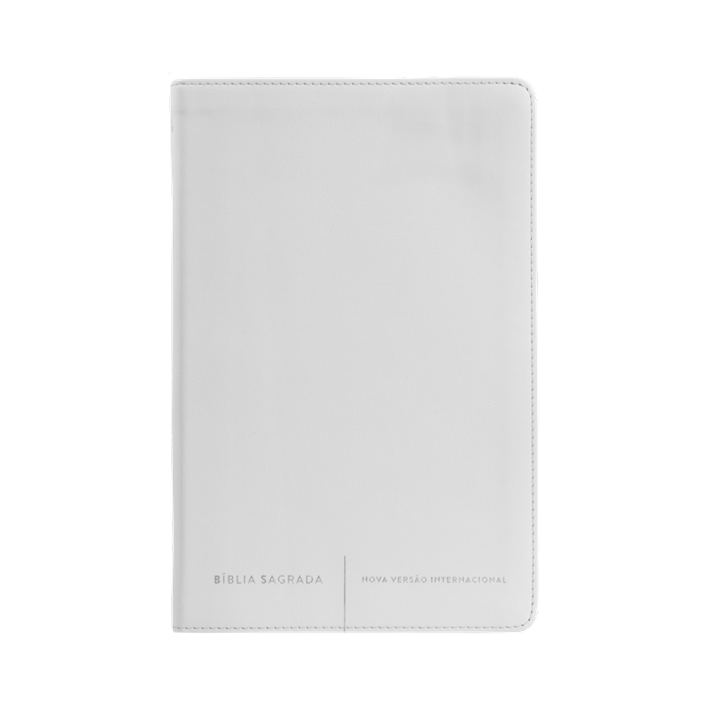 Bíblia Sagrada Slim NVI, Luxo, Capa Branca