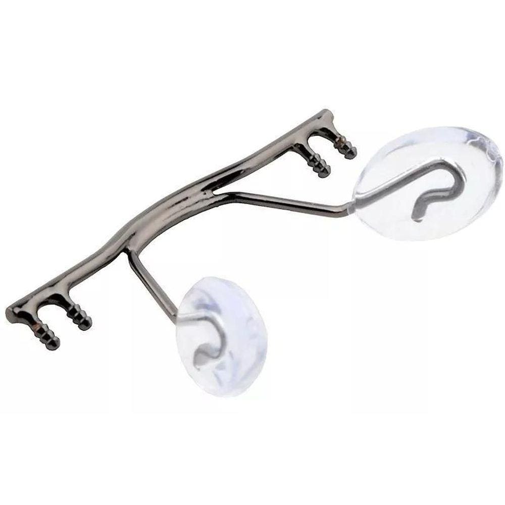 Ponte Plaqueta Metal 3 Peças Silhouette Óculos - Dourado