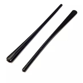 Ponteira Silicone Óculos Preto P 35 Kit 10 pares