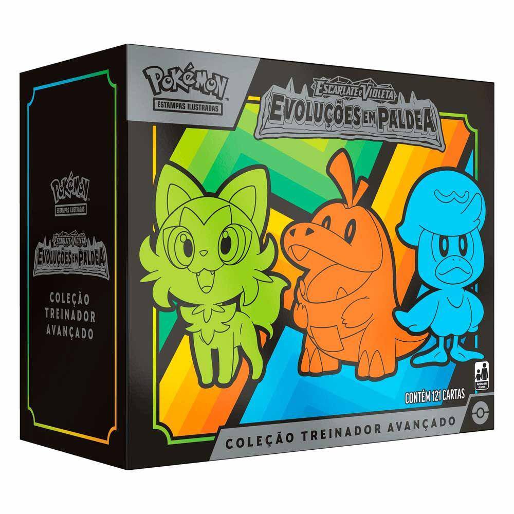 Jogo de cartas pokemon box raichu de alola copag 98458 98457