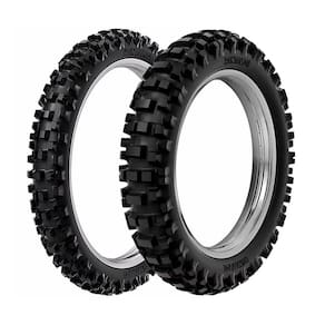 Jogo Pneus de Moto Rinaldi RMX35 80/100-21 51M + 110/100-18 64M TT