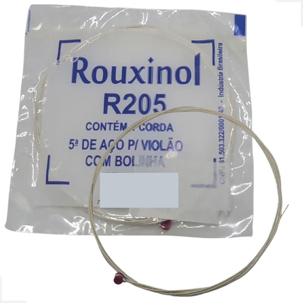 5ª Corda La Avulsa Rouxinol de Aço P/ Violão Com Bolinha