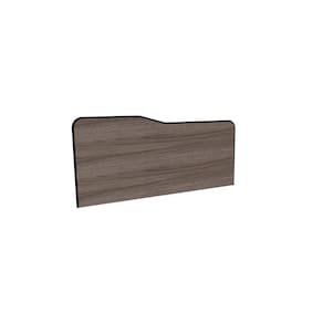 Painel Divisor para Estação de Trabalho P150x50 Pandin Walnut/Preto