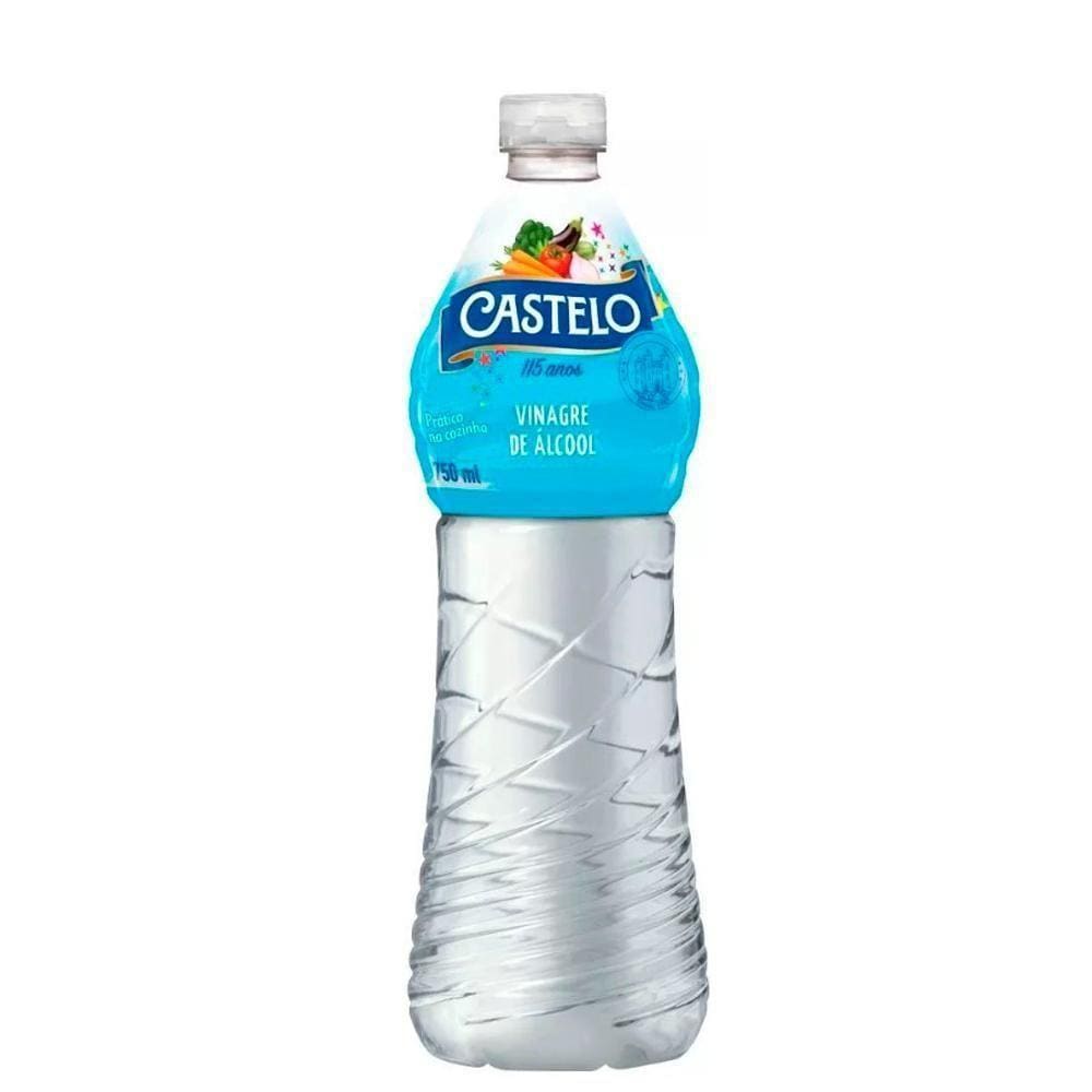 6 Vinagre De Alcool Castelo Branco Frasco 750ml