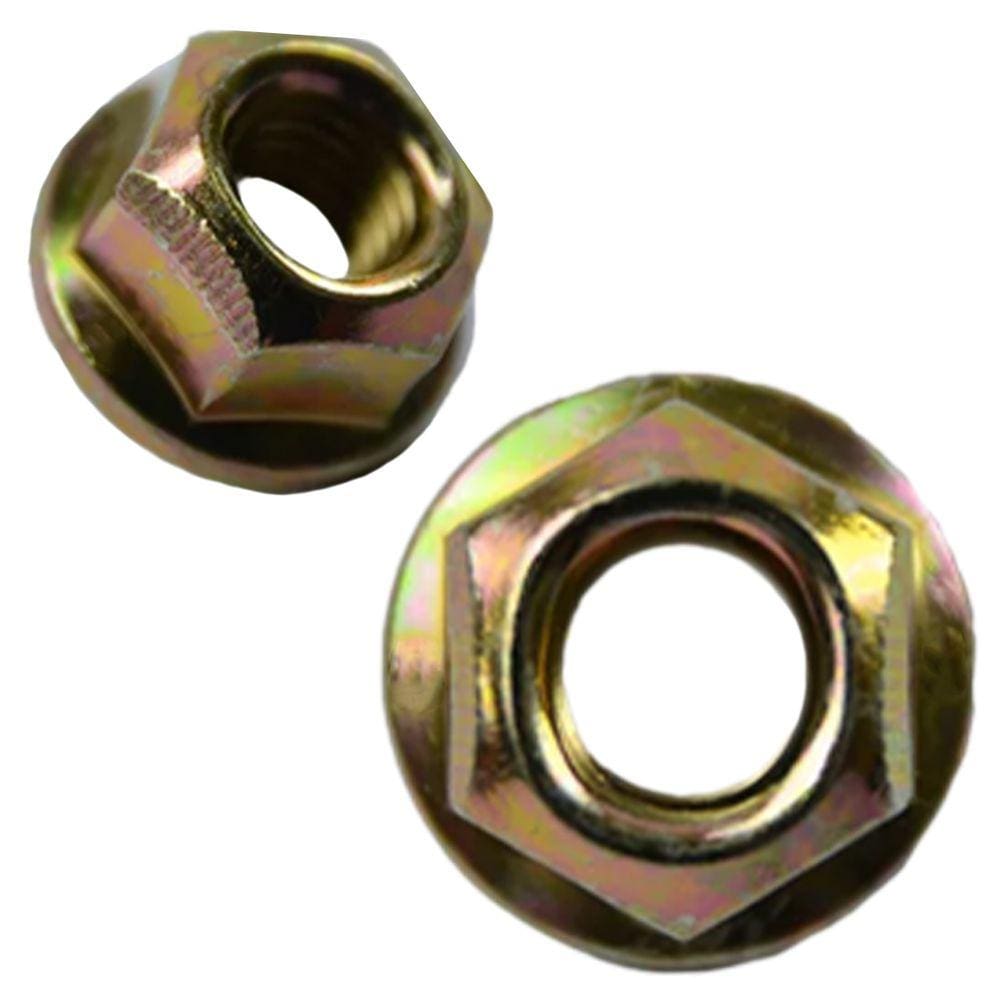 Porca Torque Sextavada M14 Flangeada Bicromatizada - 50Un