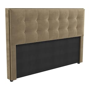 Cabeceira Estofada King 195cm Multimóveis Cr35164 Bege Bege