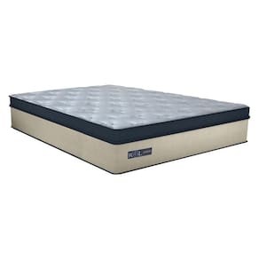 Colchão King Gazin 193x41x203cm - Densidade Dhr50 Cr409b Bege/azul