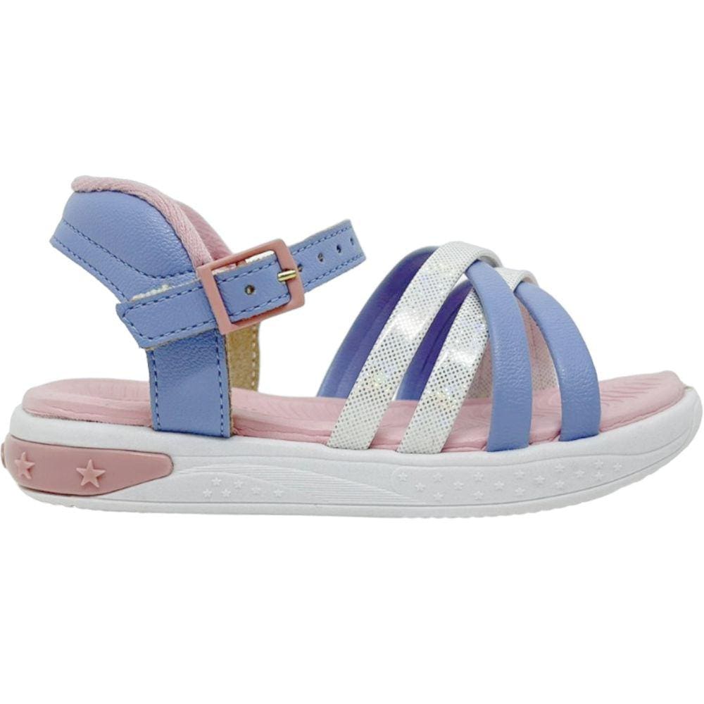 Sandália Infantil Menina Casual Dia a Dia Fechamento com Fivela Molekinha 2730.102