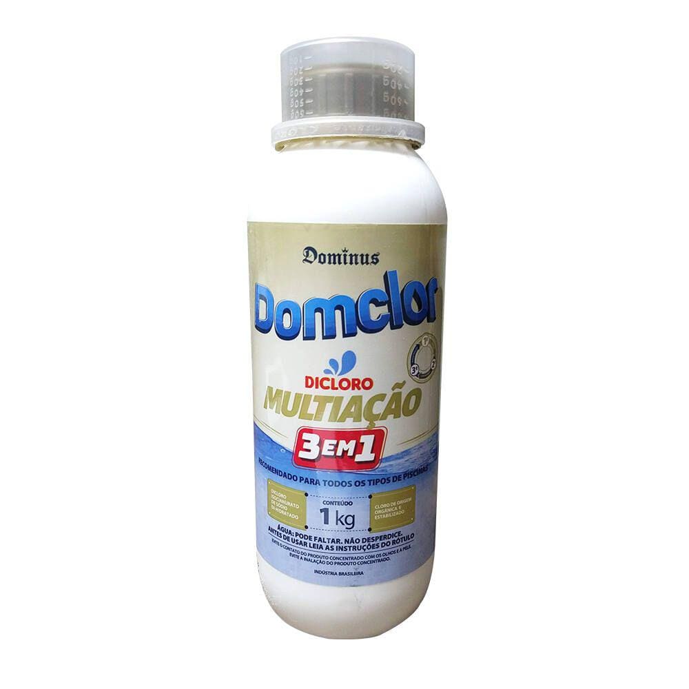 Cloro Multiação 3 em 1 Domclor 1kg