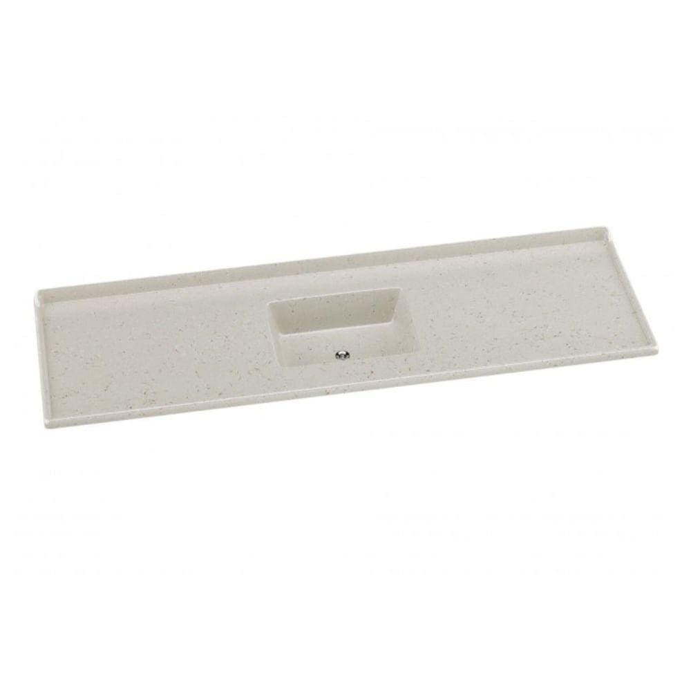 Pia Sintética para Cozinha 180cm X 55cm Travertino