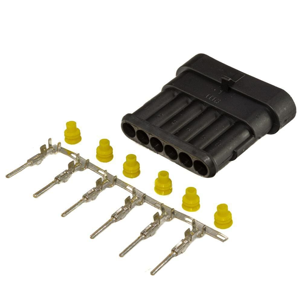 Kit Chicote Trava Elétrica Palio Bico Injetor Linea 6 Vias Macho - R7 - ETE8755