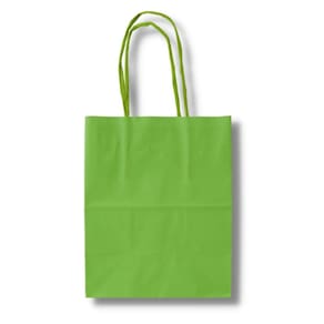 Sacola Verde Limao (17,5X8,5X21,5Cm) C/ 50 Un.