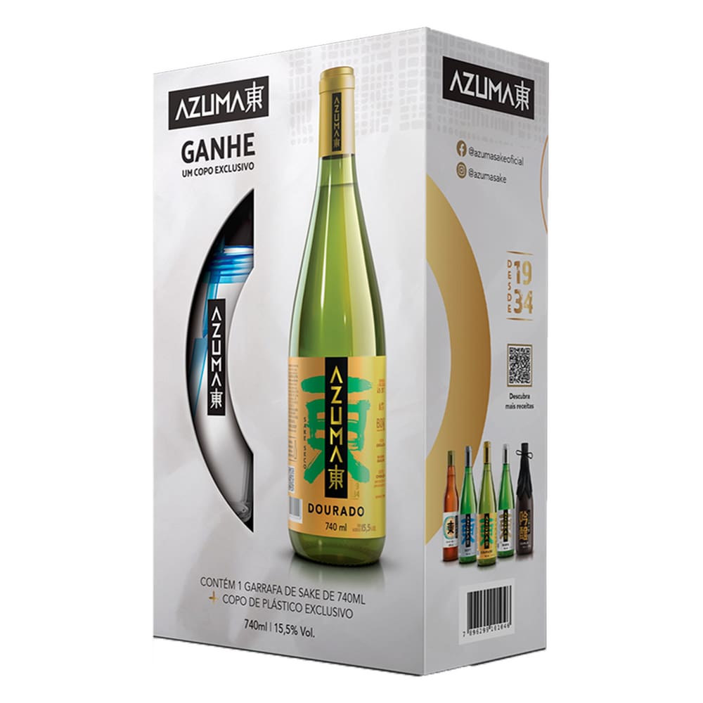 Saquê Seco Azuma Kirin Garrafa 600ml